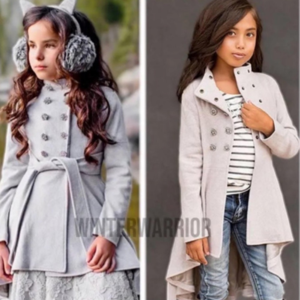 Joyfolie coat with Rhinestone buttons